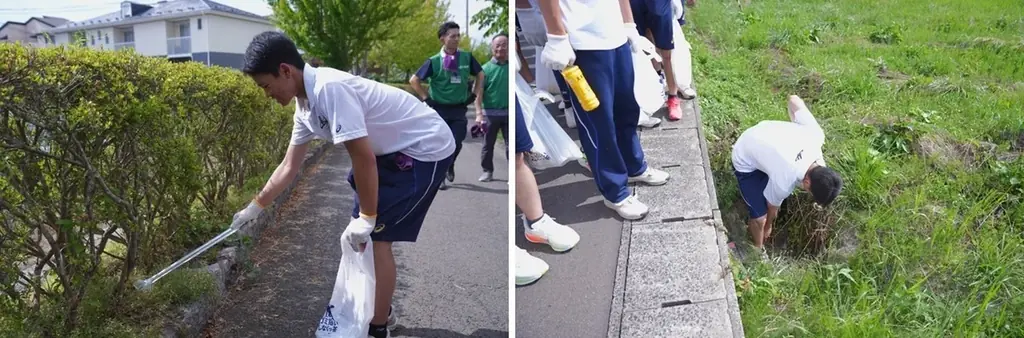 お～いお茶×大谷翔平のグローバル社会貢献プロジェクト「ゴミ拾いしなくっ茶 With 花巻東高等学校」を、7月2日(水)に実施 画像 4
