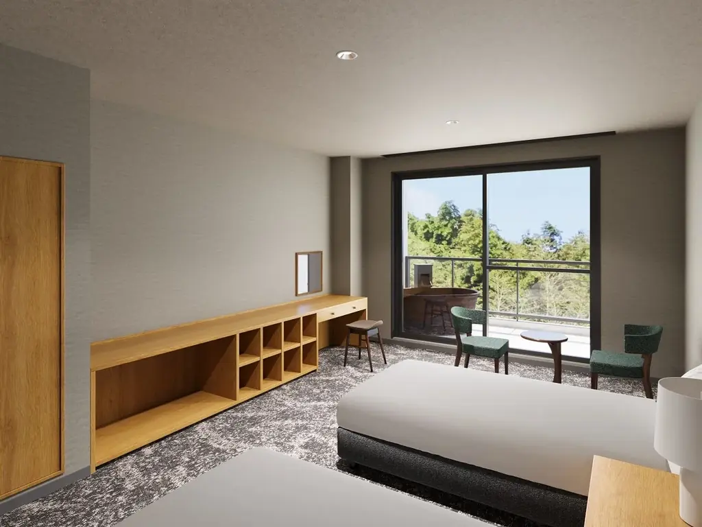 【2025年8月1日オープン】佐賀・古湯温泉に清流を望む癒し宿が誕生！ぬる湯×Bar×地酒を愉しむ大人の寛ぎ空間｜佐賀風雅 画像 2