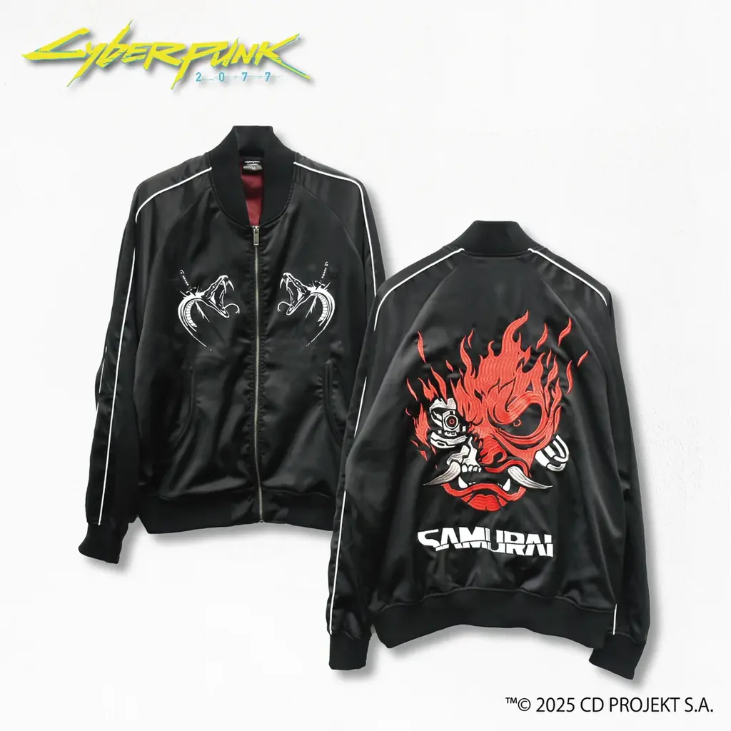 『サイバーパンク2077』『サイバーパンク: エッジランナーズ』『カップヘッド』『デッドバイデイライト』の公式ライセンス“スカジャン”が販売中！ 画像 4