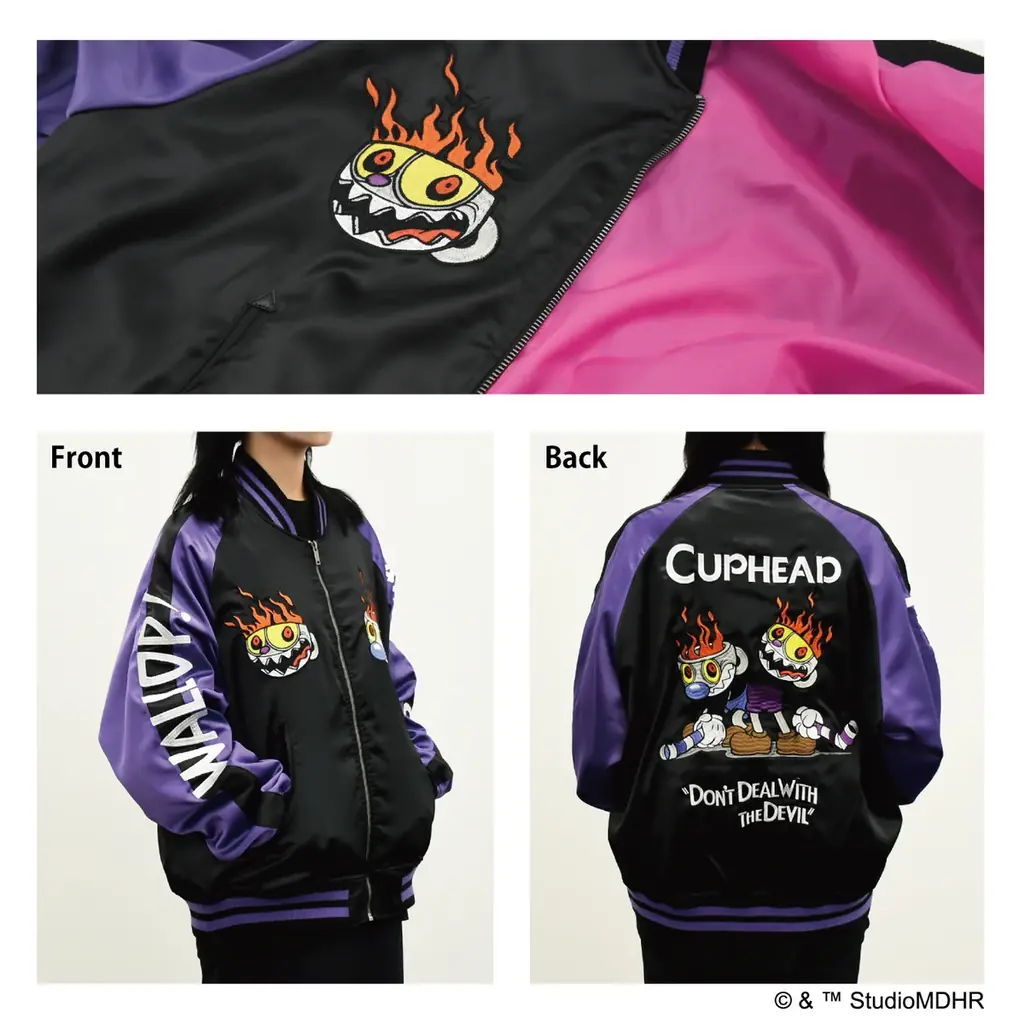 『サイバーパンク2077』『サイバーパンク: エッジランナーズ』『カップヘッド』『デッドバイデイライト』の公式ライセンス“スカジャン”が販売中！ 画像 7