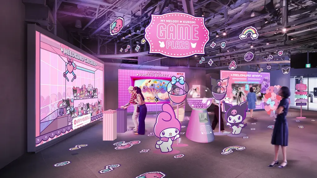 「MY MELODY ♡ KUROMI GAME PLAZA」7月18日(金)よりSHIBUYA TSUTAYAで期間限定開催 画像 2