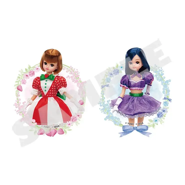 「オシャレ魔女 ラブ and ベリー × リカちゃん」コラボ　アクリルキーホルダー、缶バッジなどさまざまなグッズが登場！ECサイト「セガストア オンライン」にて予約受付中 画像 7