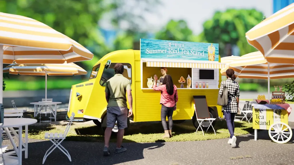 夏のアイスティースタンド