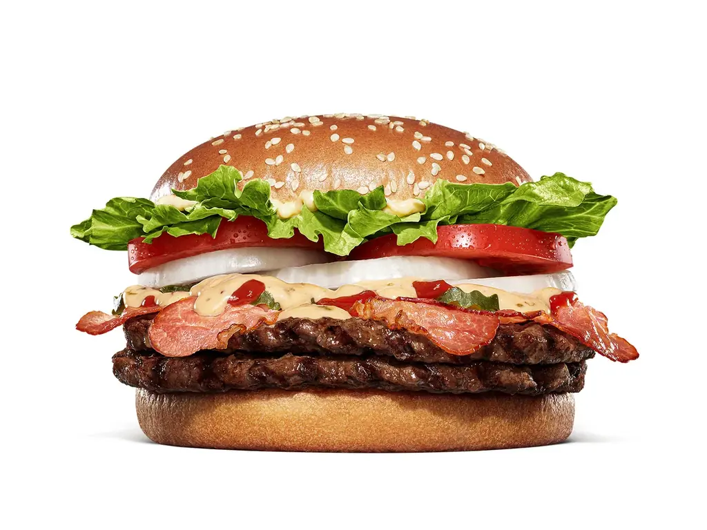 バーガーキング®の「ワイルドウエストバーガーズ」に新作！ガーリックとハーブがガツンと効いた、クセになる旨さの新開発「カウボーイバターソース」が直火焼きビーフと相性抜群！「チーズ」「ベーコン」2種発売！ 画像 3