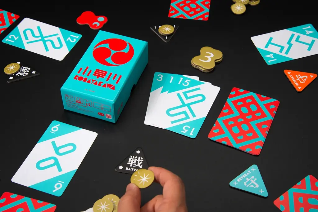 新版『小早川』新発売。「勝者を予想して賭ける」新ルール追加でさらに駆け引きが熱くなる！さまざまなチップ類が追加されて、遊びやすくリニューアル。最大8人まで遊べるように。 画像 5
