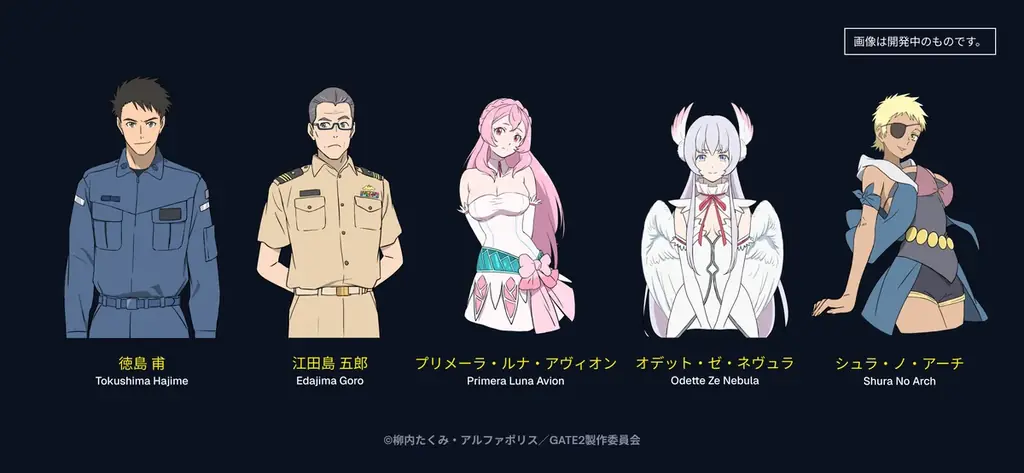 アルファポリス『ゲートSEASON2 自衛隊 彼の海にて、斯く戦えり』TVアニメ化決定!コンセプトビジュアル、主要スタッフ情報を公開! 画像 2