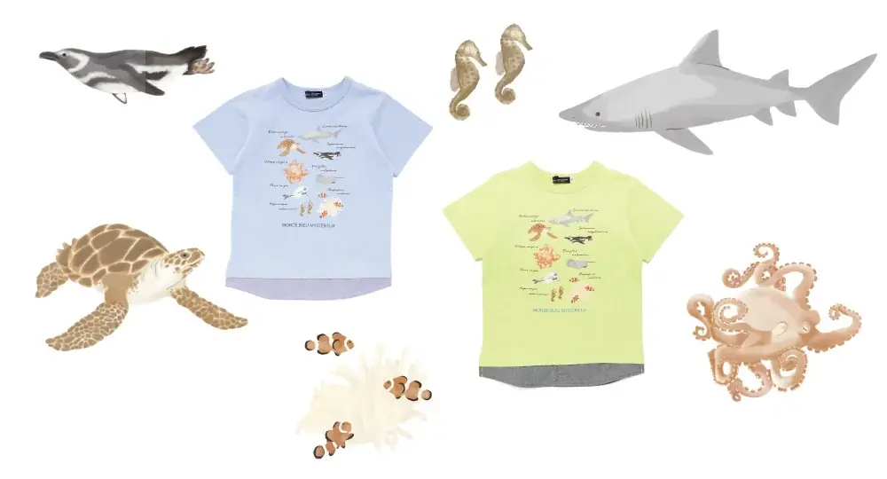 子供服ブランド「BeBe(株式会社ベベ）」より「神戸須磨シーワールド」とのコラボレーションアイテムが登場！ 画像 9