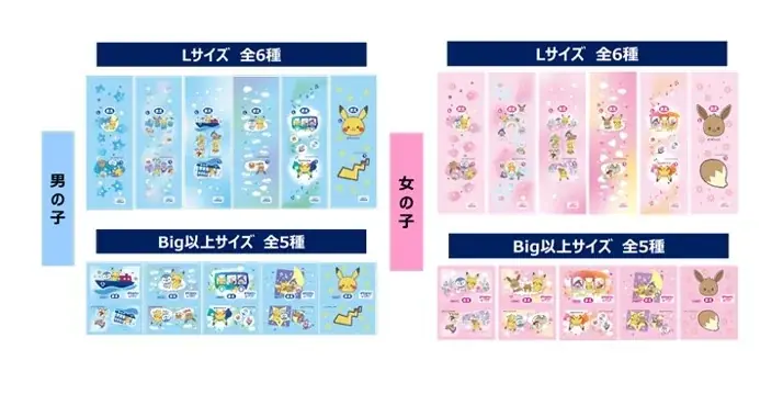 超強力吸収の夜用パンツ『ムーニー オヤスミマン』からポケモン“ぐっすり夢ごこちデザイン”が登場 画像 4