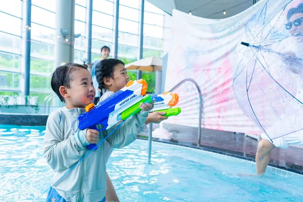 7月12日開催！オーパークおごせ夏のプレイベントで泡バズーカー体験