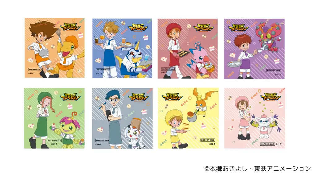 デジモンのキャラクターがパティシエ衣装で登場！「デジモンアドベンチャー」× and GALLERY Collaboration Café　7月5日(土)より開催！ 画像 22