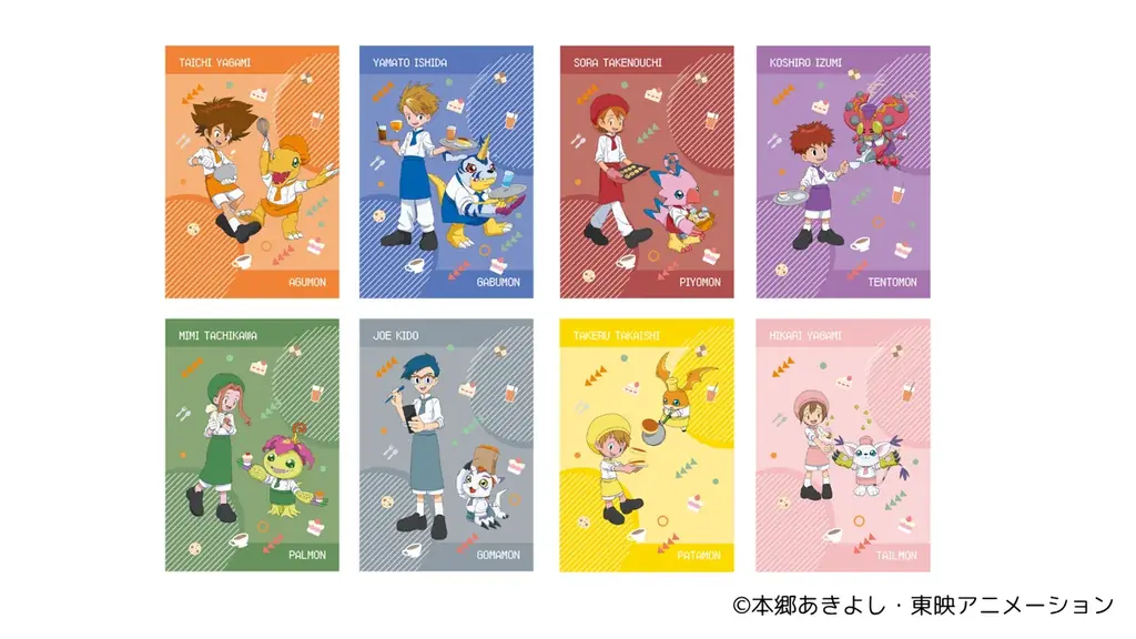 デジモンのキャラクターがパティシエ衣装で登場！「デジモンアドベンチャー」× and GALLERY Collaboration Café　7月5日(土)より開催！ 画像 23