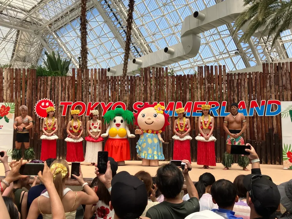 日本最大級の二大レジャー施設が、今年も夏を盛り上げる！「スパリゾートハワイアンズ」×「東京サマーランド」『プールキッズ応援宣言』記念セレモニー第2弾を開催 画像 1