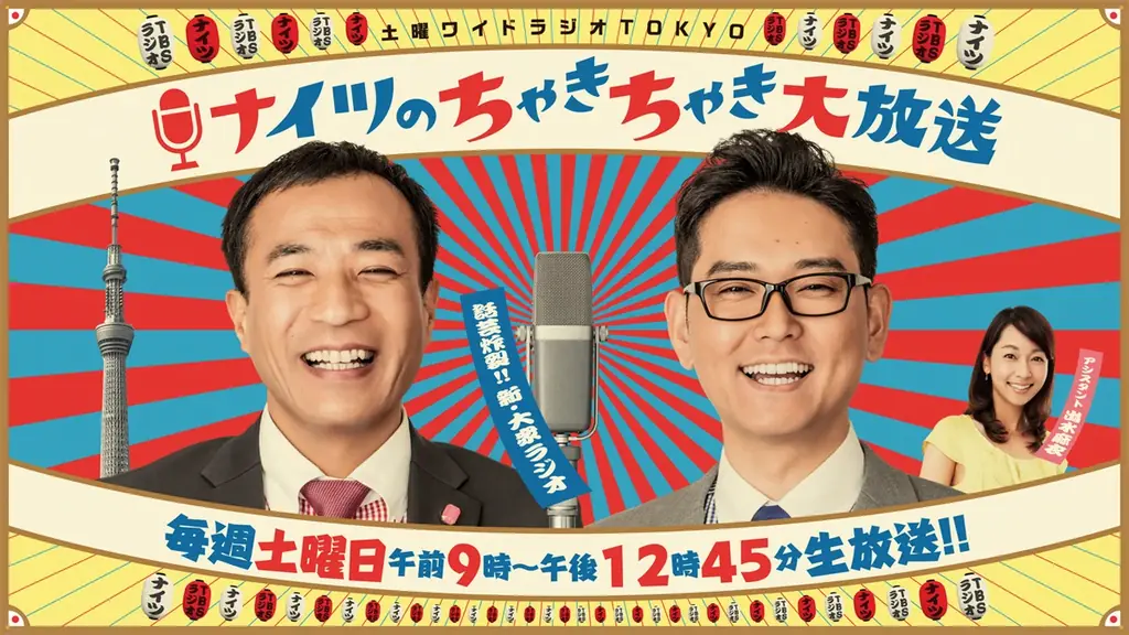 『ナイツのちゃきちゃき大放送』500回目の放送が2025年日本民間放送連盟賞ラジオ生ワイド番組部門の東京地区審査を1位通過しました! 画像 3