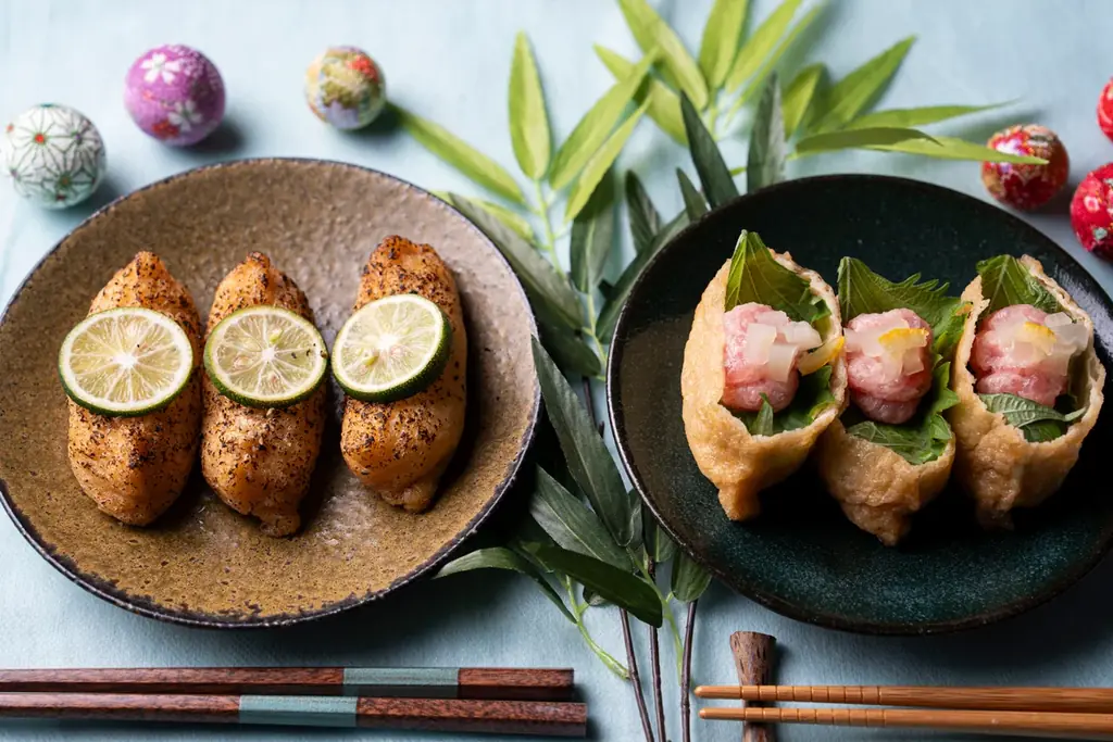 【風物詩を味わう、こよみの贈り物】季節の彩りがひとつずつ重なる、夏のはじまり。七夕の星と、土用の鰻を味わういなり寿司が綴る物語。 画像 3