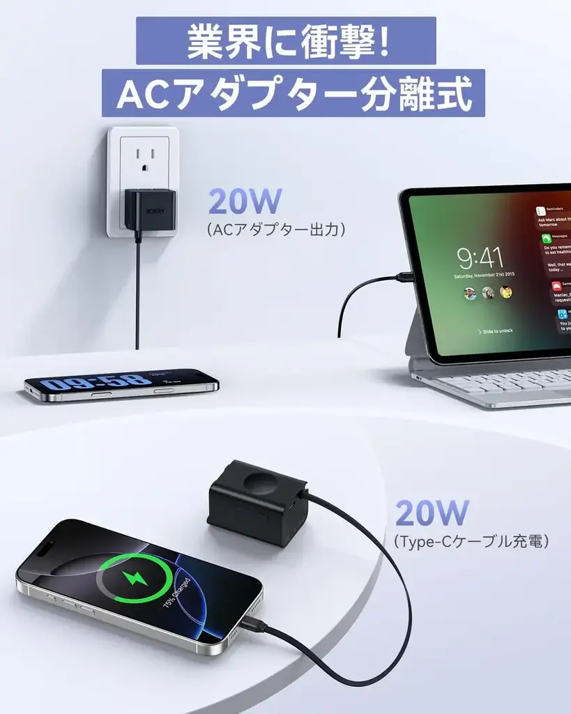 7月7日限定！RORRY CB02ワイヤレス充電器が40％OFFセール