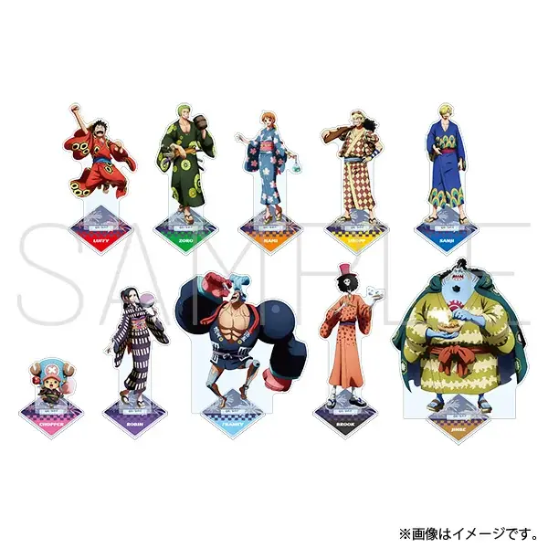 ワンピース アクリルキーホルダー　麦わらストア　マルイ　出張店 麦わらストア】「出張店 ONE PIECE 麦わらストア in OIOI」描き