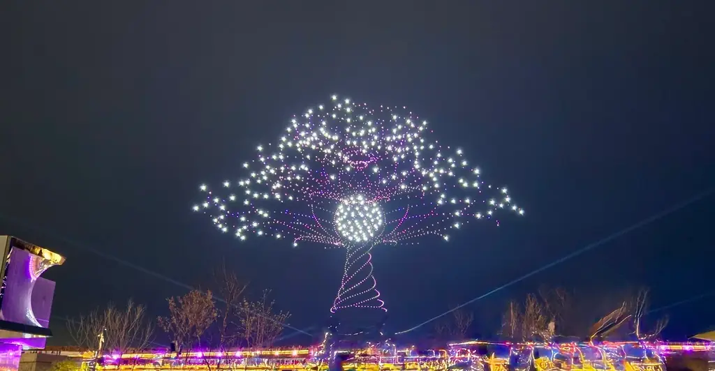 レッドクリフ、大阪・関西万博のドローンショーで七夕特別演出「Flash Wish Tree」を実施！ 画像 1