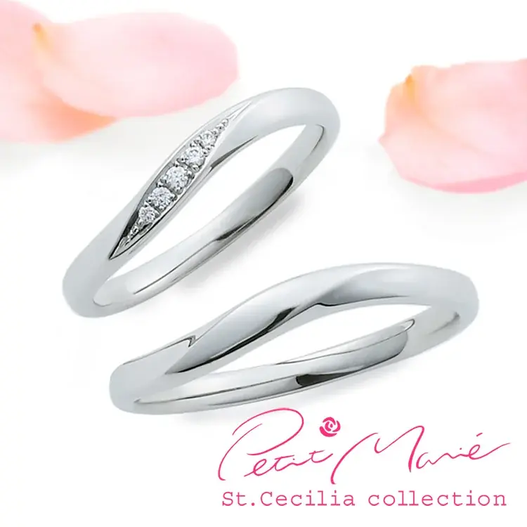 「永遠を約束する」ブライダルジュエリー「プチマリエ」より新作プラチナモデルを発売 画像 3