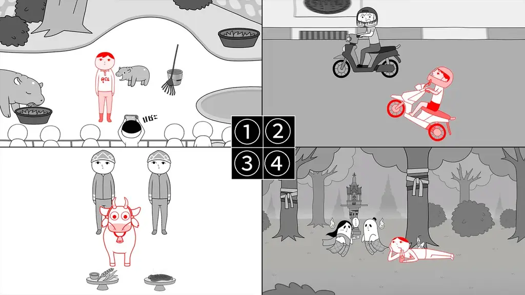 完全新作『みんなで空気読み。ワールド タイVer.』Steamストア、トレーラーを公開。『Timelie 』を手掛けたタイのクリエイターチーム”Urnique Studio”との共同プロジェクト 画像 3
