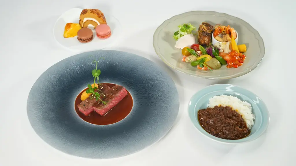 大阪・関西万博の会場内に出店する「ラウンジ＆ダイニング」完全個室でフレンチを提供する「レセプションルーム」 で神戸牛・国産牛肉のメイン料理付きビュッフェの提供を開始 画像 3