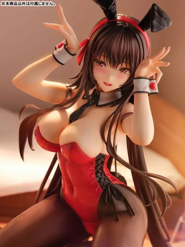 あざらしそふと『アマカノ2+』より、「黒姫結灯」が作中で披露したバニースーツ姿でフィギュア化。あみあみ限定特典付きでご案内中。 画像 14