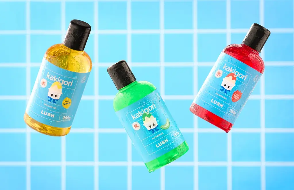 ナチュラルコスメブランドLUSH夏の涼をお風呂で楽しむ、かき氷のシロップのような甘ーい香りのひんやり爽快ボディソープかき氷シリーズ3種を7月10日より夏季限定発売 画像 1