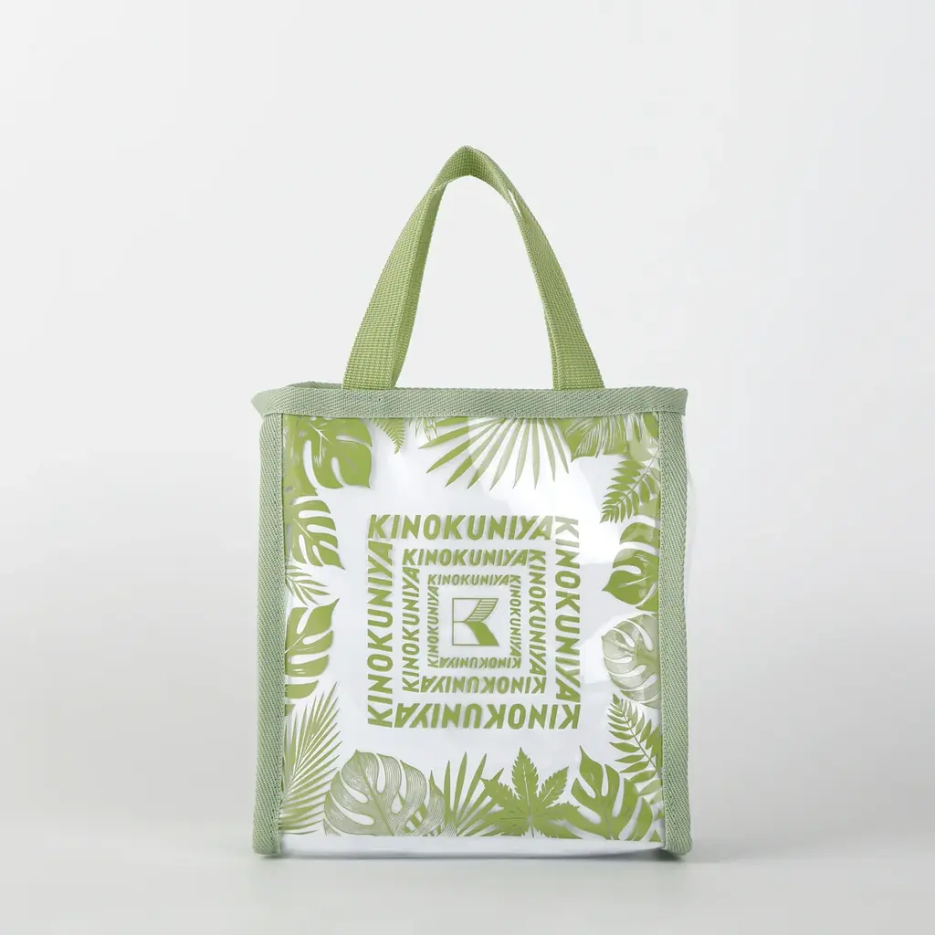 【紀ノ国屋】昨年の大好評のミニクリアトートに「モンステラ柄」が数量限定で新登場！ 画像 2