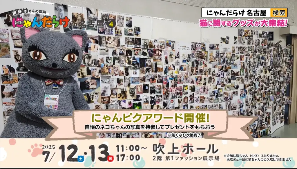 【今週末開催！】出展者数220越えの猫好きイベント「にゃんだらけ in名古屋 Vol.4」保護猫と出会えるバスや、会場限定”肉球パン”の新味情報など発表。 画像 8