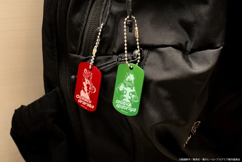 TVアニメ『僕のヒーローアカデミア』のキャラクタービジュアルを使用した、アクセサリー感覚で持ち歩けるプレミアムドッグタグに、色で選べるカラーアルミタイプが登場 画像 11