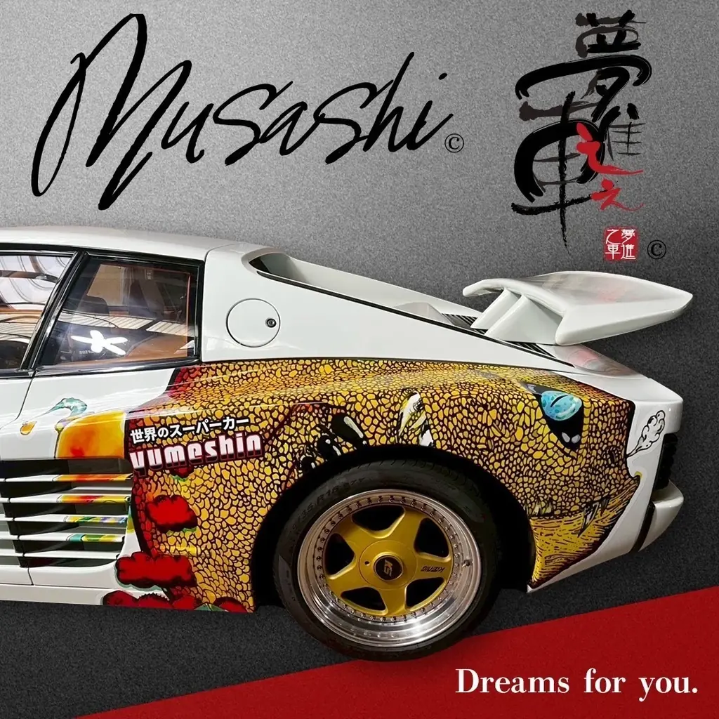 “世界のスーパーカーyumeshin” が万博でMUSASHIとのコラボレーション実現！ 画像 9