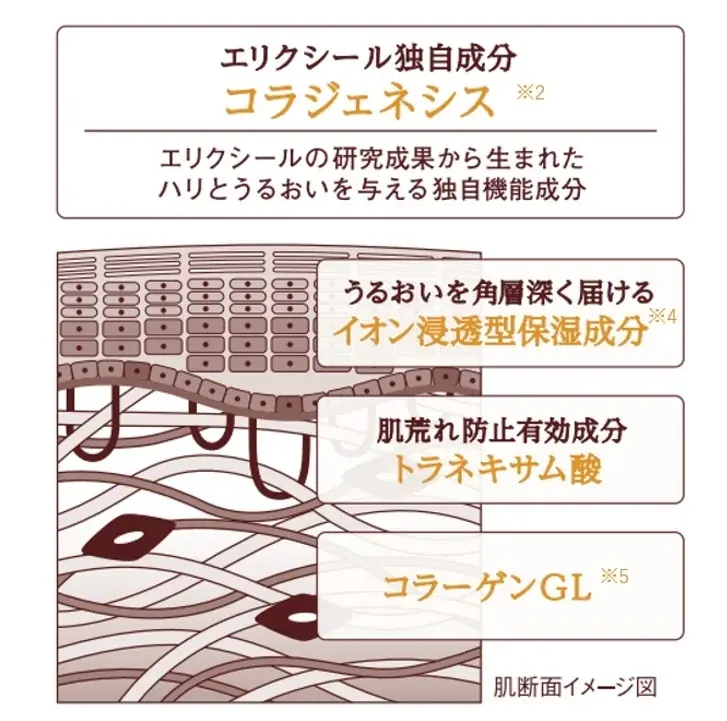 肌のハリと。新たな次元へ。エリクシールから「新・高機能エイジングケア※1化粧水・乳液」誕生。～2025年8月21日（木）発売～ 画像 5