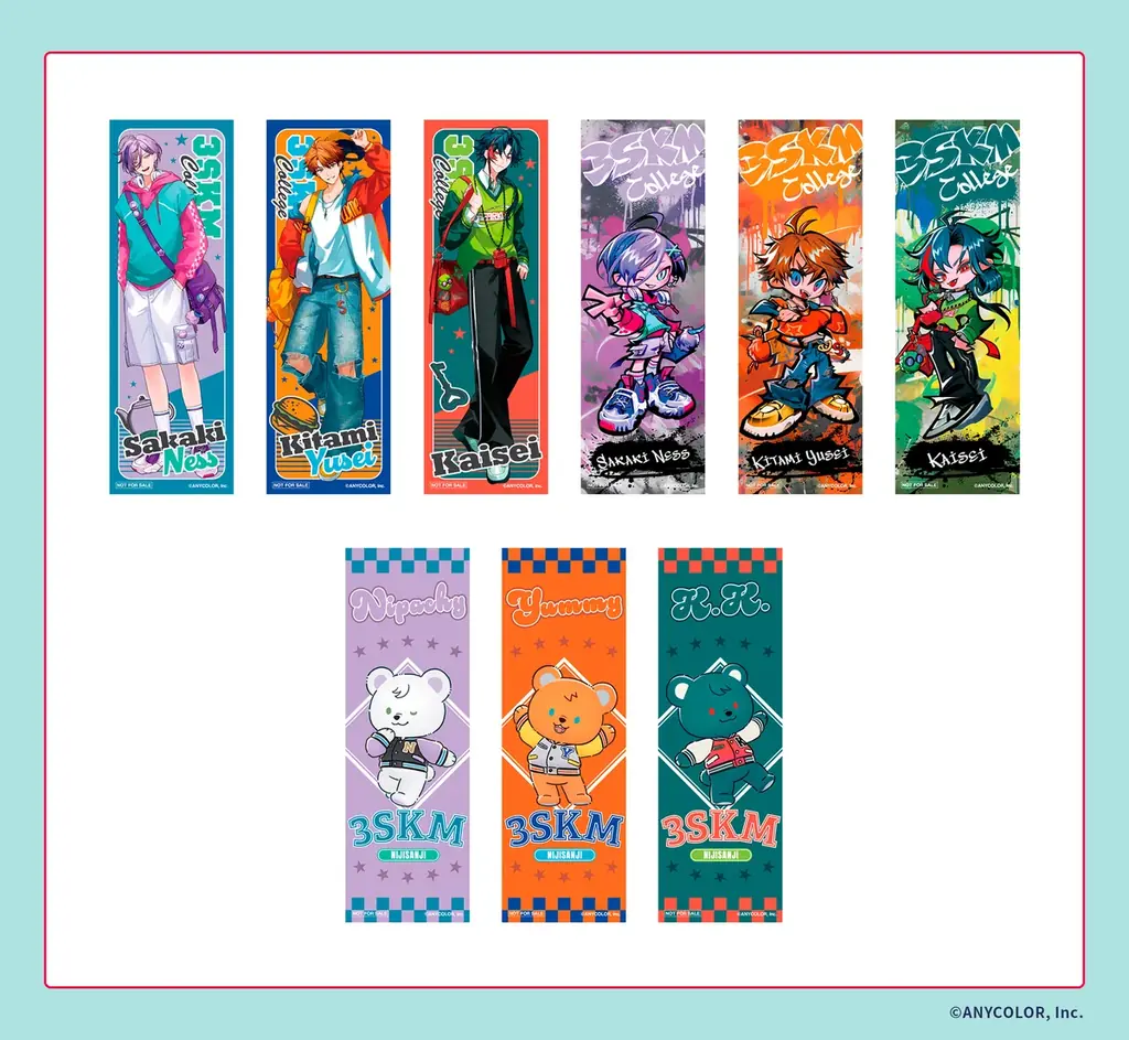 にじさんじから「3SKM College」グッズが登場！2025年7月10日(木)18時より販売決定！ 画像 21