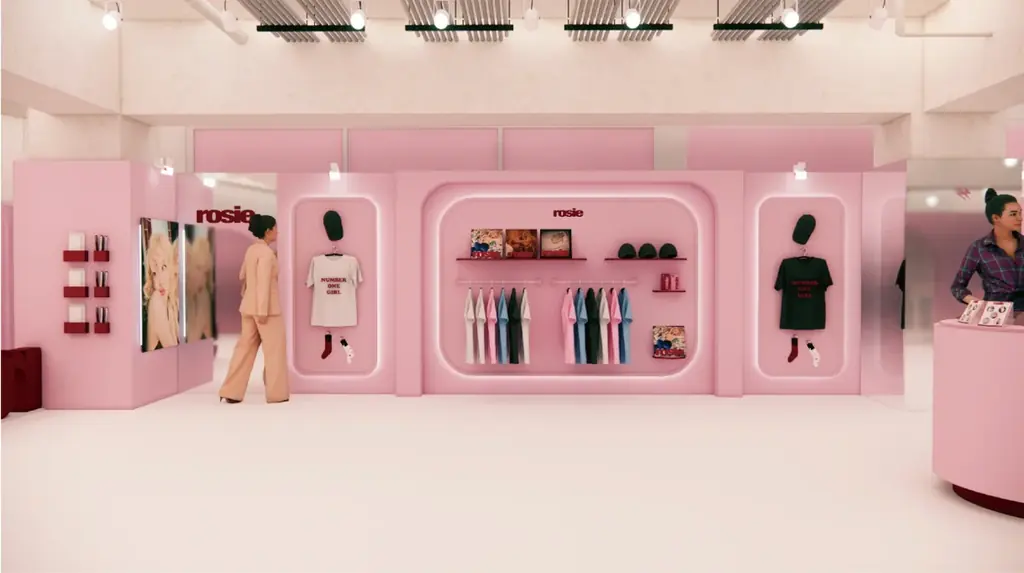 【BLACKPINK ロゼ】7月19日から渋谷モヴィーダでrosie POP-UP STORE期間限定オープン!限定アイテムを販売!1st studio album ‘rosie’の世界観を体感! 画像 2