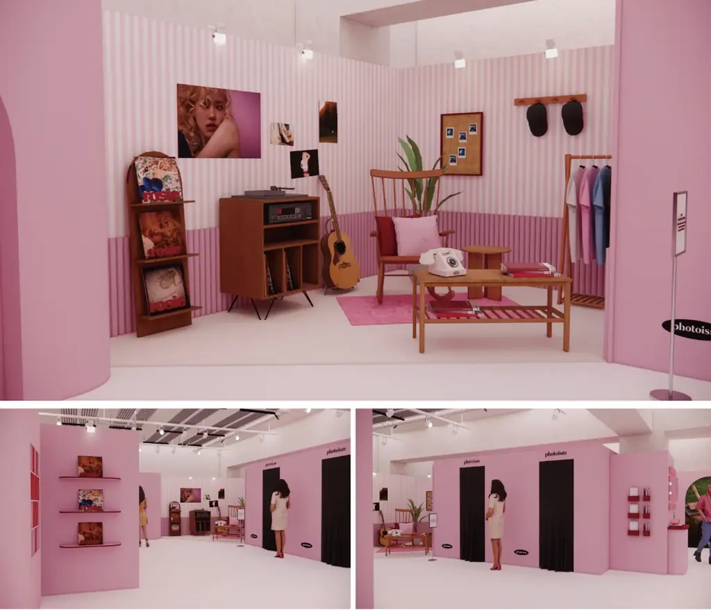 【BLACKPINK ロゼ】7月19日から渋谷モヴィーダでrosie POP-UP STORE期間限定オープン!限定アイテムを販売!1st studio album ‘rosie’の世界観を体感! 画像 3