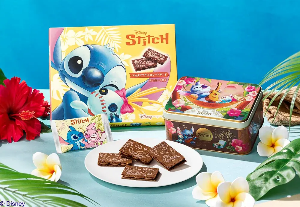 【東京ばな奈】やんちゃな暴れん坊「スティッチ」の新作スイーツ誕生！“ぬいぐるみポーチ”や“クリアタンブラー”のオリジナルグッズも 画像 2
