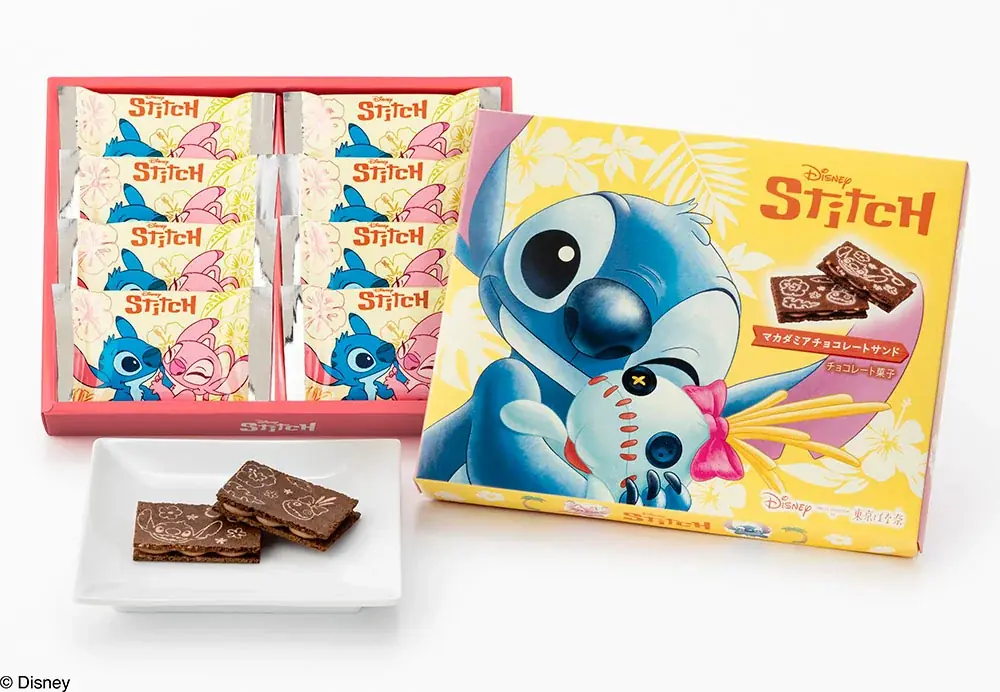 【東京ばな奈】やんちゃな暴れん坊「スティッチ」の新作スイーツ誕生！“ぬいぐるみポーチ”や“クリアタンブラー”のオリジナルグッズも 画像 4