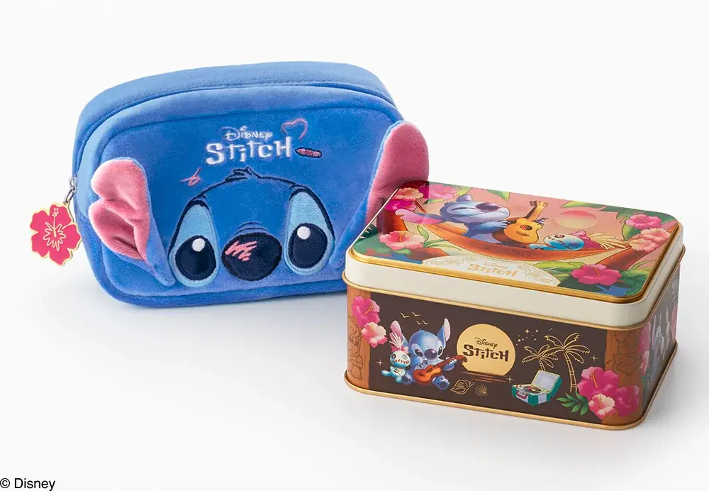 【東京ばな奈】やんちゃな暴れん坊「スティッチ」の新作スイーツ誕生！“ぬいぐるみポーチ”や“クリアタンブラー”のオリジナルグッズも 画像 6