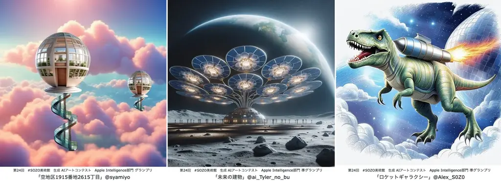 LINE AI「AIキャンバス」とApple Intelligence「Image Playground」を活用したAIアートコンテスト結果発表 画像 1