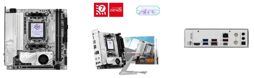 MSI、MPGシリーズより、ホワイトのPCBとヒートシンクを搭載したMini-ITXマザーボード「MPG B850I EDGE TI WIFI」を発売 画像 1