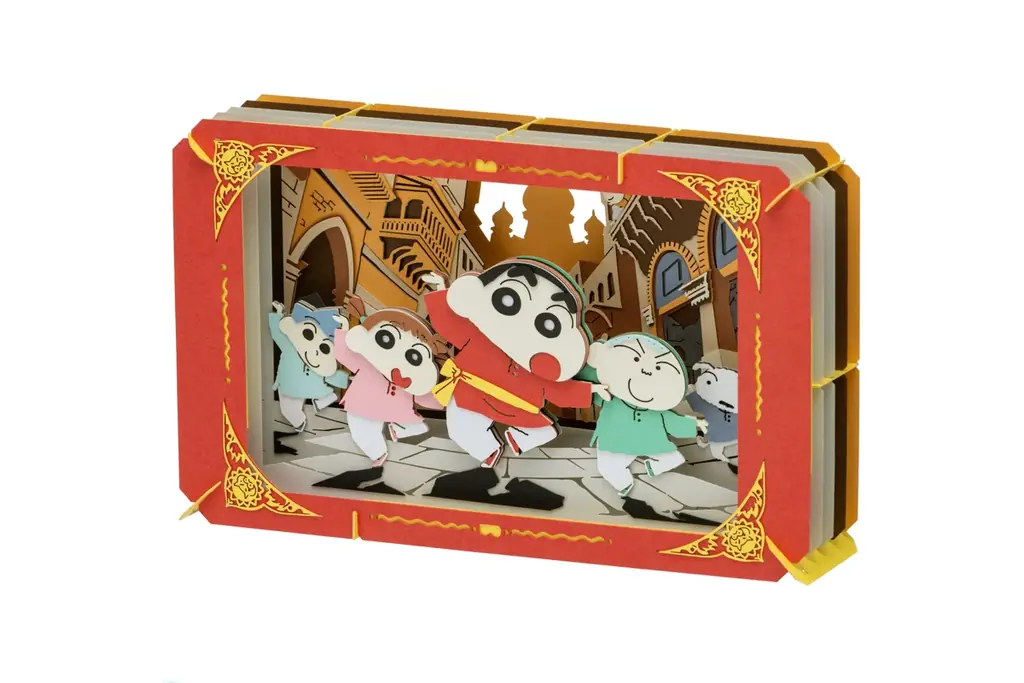 映画の熱気をお部屋に！しんちゃんが飛び出す組み立てクラフトアート登場 「ペーパーシアター 映画クレヨンしんちゃん」予約受付開始 画像 2