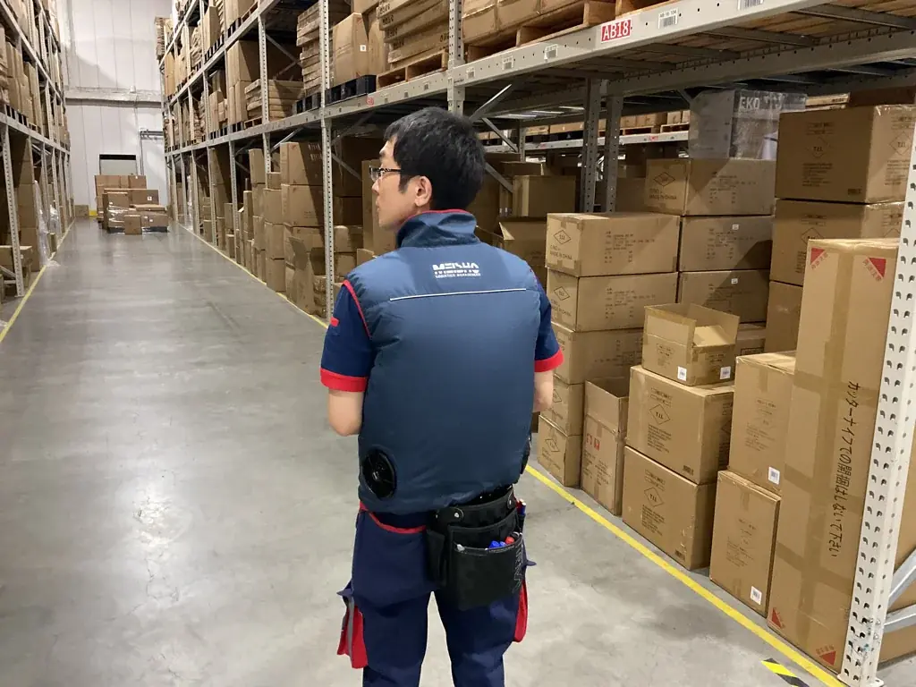 猛暑に立ち向かう!名正運輸が熱中症対策として空調服を導入 画像 2