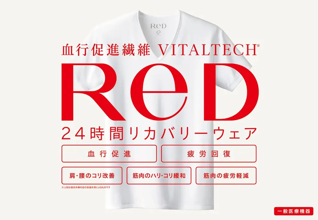 7月10日発売！MTGの24時間リカバリーウェア「ReD」全23アイテム登場