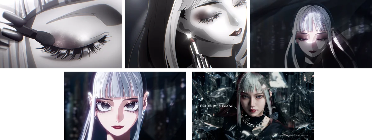 KATEオリジナルアニメーション×Vaundyの楽曲「逆光-replica-」で『陰影メイク』をグローバルに発信。7/15（火）よりグローバルプロモーション「LIGHTS ON SHADOW.」始動。 画像 2