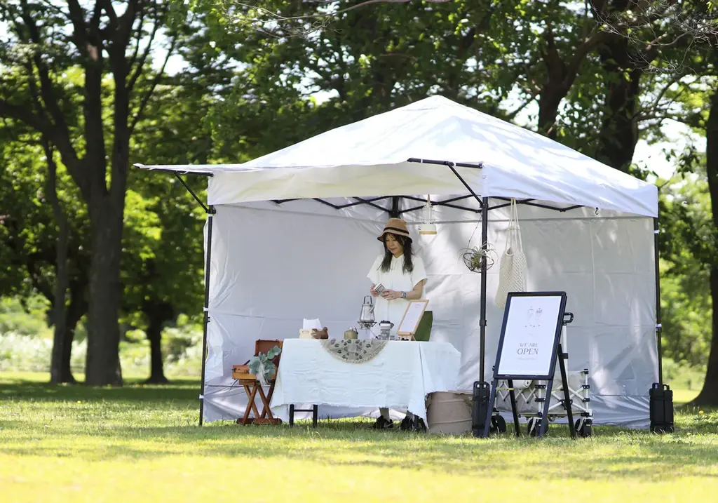 広げるだけで、おしゃれな出展空間に。自由に演出できる理想のマルシェスタイルを 画像 9