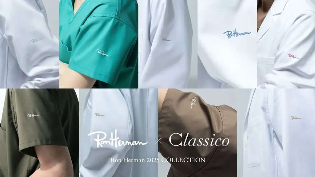 7月10日発売！ロンハーマン×クラシコ第9弾医療ウェアの新色と刺繍カラー