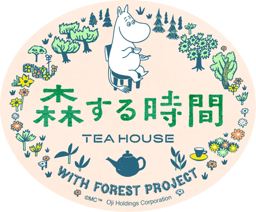 森の恵みを五感で味わう、代官山で期間限定カフェイベント開催MOOMIN×OJI 「森する時間 TEA HOUSE」　　　　　　　　　　　8月1日(金)～8月7日(木) 画像 1