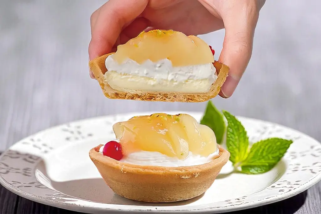 【ケーキ屋社長の本気の新作】サクサクなのに“ふわとろ”！夏季限定「桃のアイスタルト」7/12新発売！ 画像 2