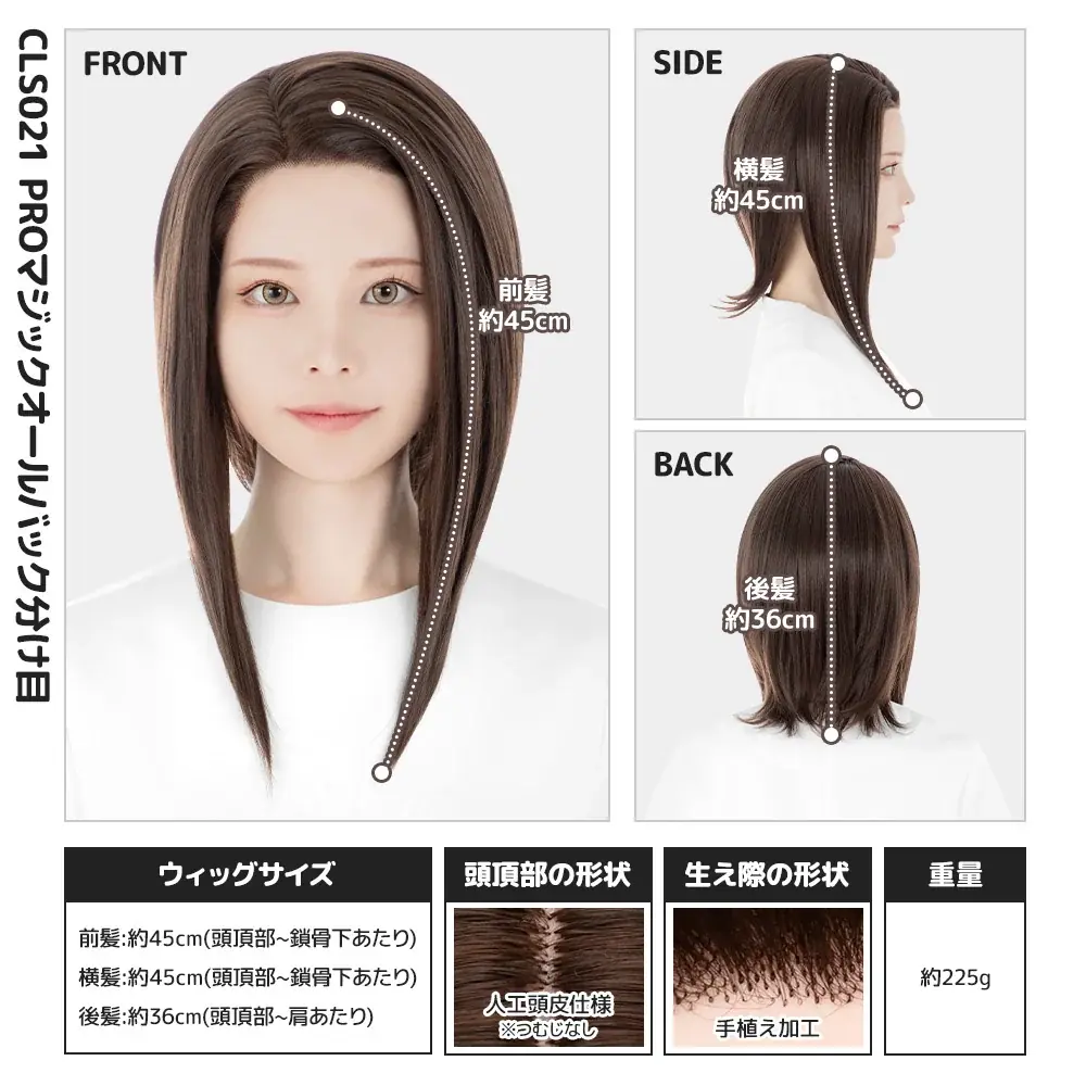 【国内業界初！】コスプレイヤー歓喜の超時短ウィッグ！売上個数No.1に輝いた話題のスタイル『マジックオールバック 分け目』に新色が登場！ 画像 4