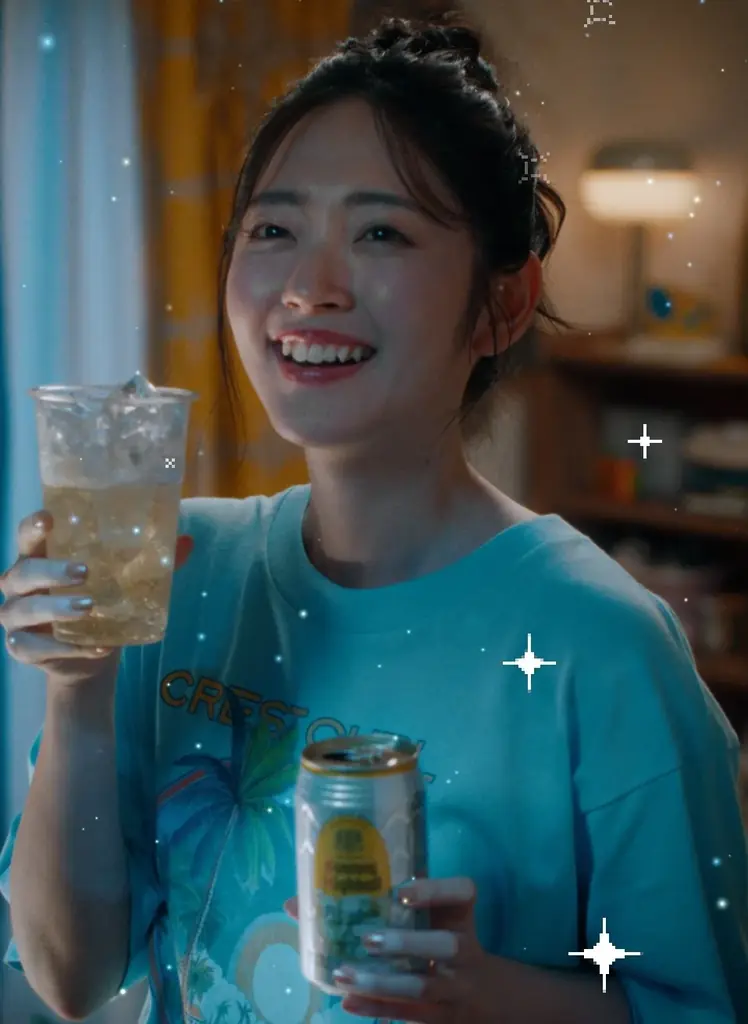 鈴木愛理さん演じるキャラクター限界ちゃんが帰ってくる! 初のオリジナルソングで、仕事に奮闘する社会人OL役を熱演 コンビニのお惣菜でおうち晩酌を楽しむミュージックビデオが完成 「コンビニは冷蔵庫」公開 画像 2