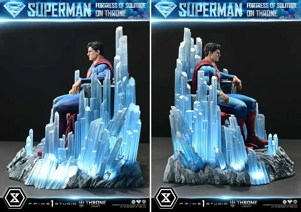 “鋼の男”の宿命を表現。玉座の「スーパーマン」が1/4スケールスタチューに 画像 4